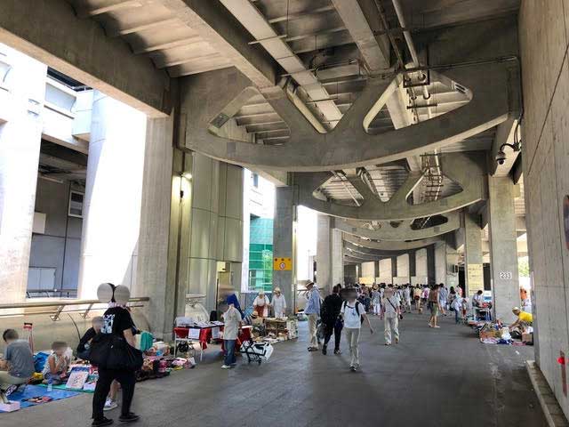 2階手持ちスペース 日陰で風の通りも良く快適ゾーン